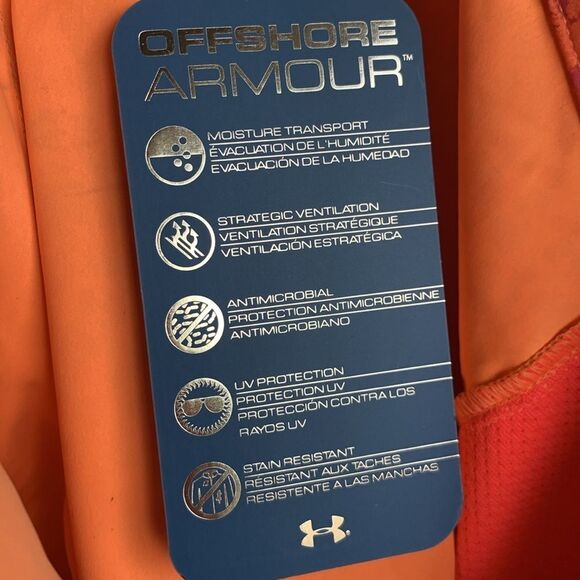 NWT Under Armour Even Keel Heatgear Semi-Fitted Swim Board Shorts Afterglow 12 - Picture 11 of 11